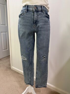 White House Black Market Light Blue “Everyday Soft” Straight Leg Jeans